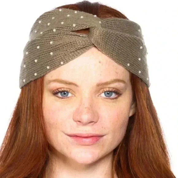 TAN HEADBAND - Picture 2 of 3